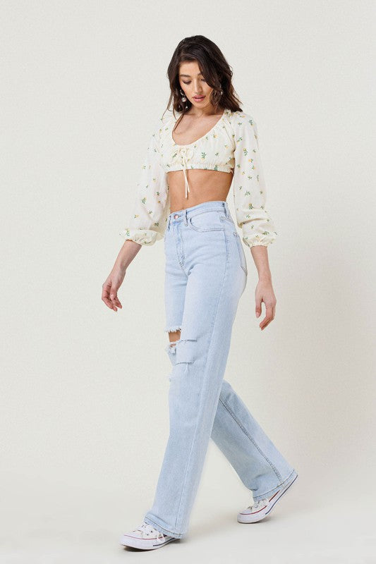 Jennifer Wide Leg Jeans