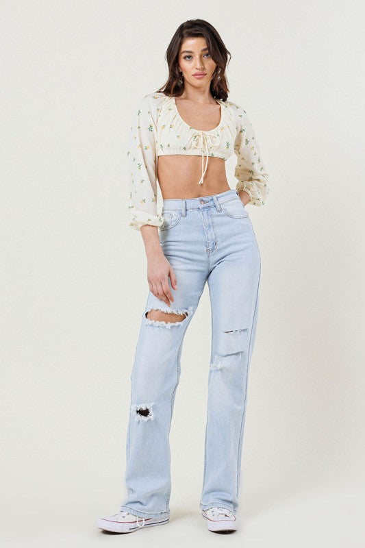 Jennifer Wide Leg Jeans