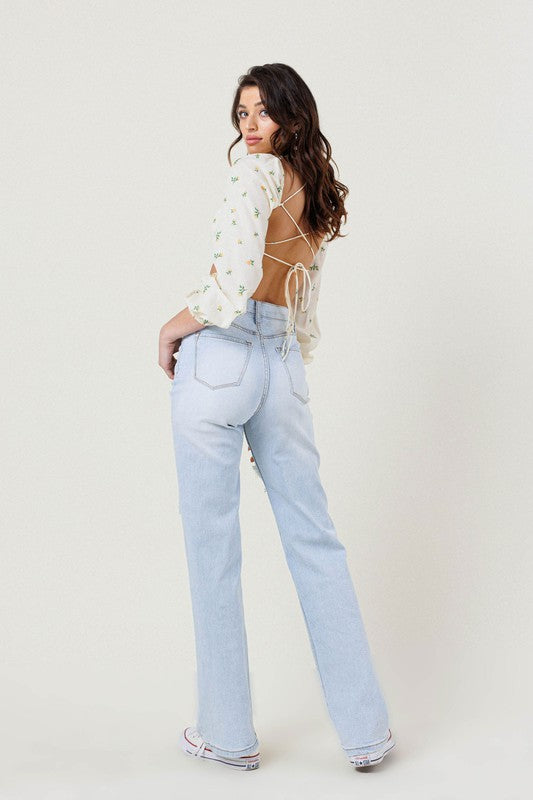 Jennifer Wide Leg Jeans