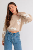 Load image into Gallery viewer, Daisy Dreams Cropped Sweater
