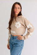 Load image into Gallery viewer, Daisy Dreams Cropped Sweater
