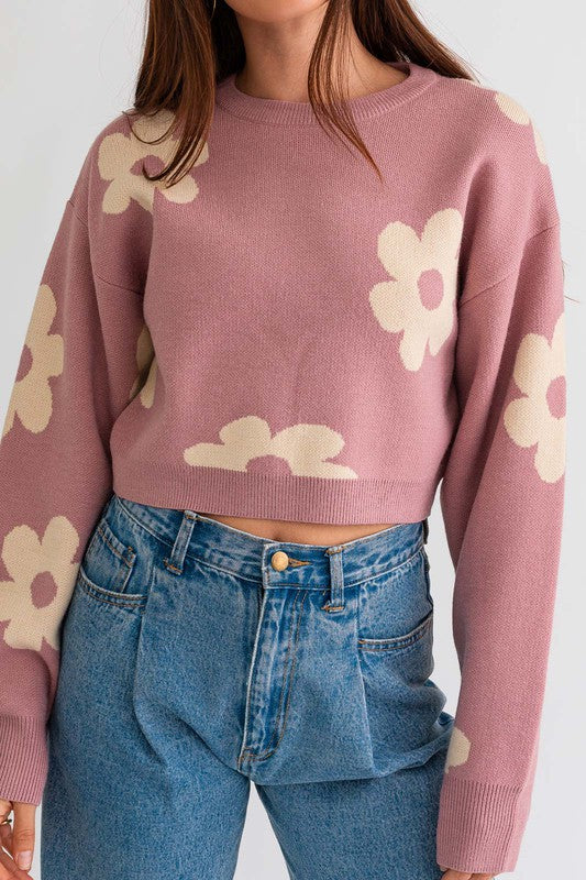 Daisy Dreams Cropped Sweater