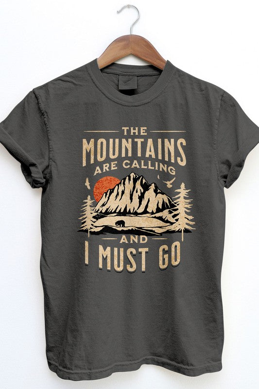The Mountains are Calling Graphic Tee