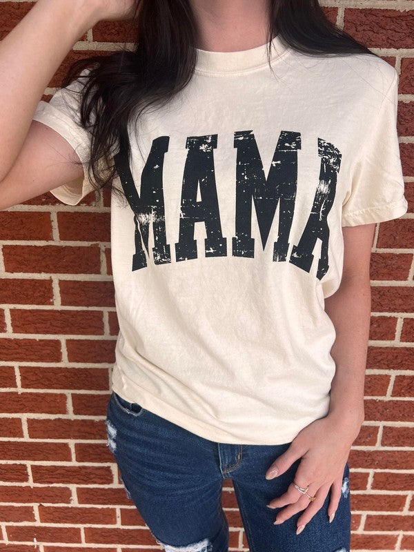 Distressed Mama Tee