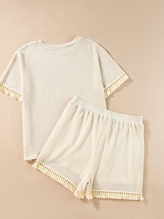 Luna Tassel Top and Shorts Set