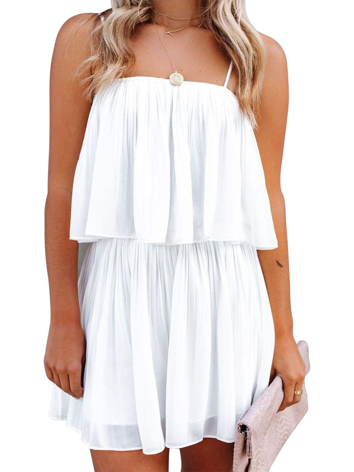 Ariana Spaghetti Strap Romper