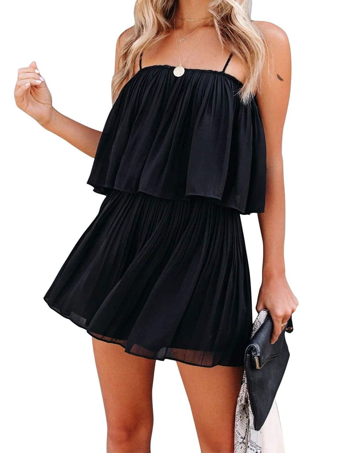 Ariana Spaghetti Strap Romper