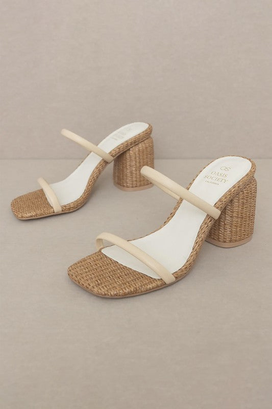 Jackie Woven Heel