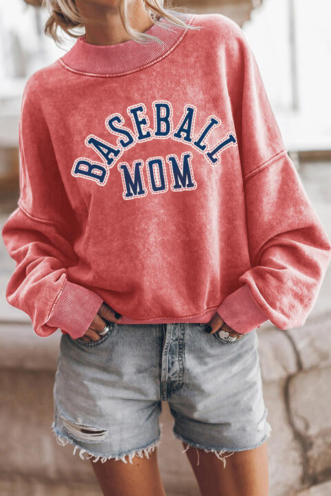 Baseball Mom Graphic Sweatshirt
