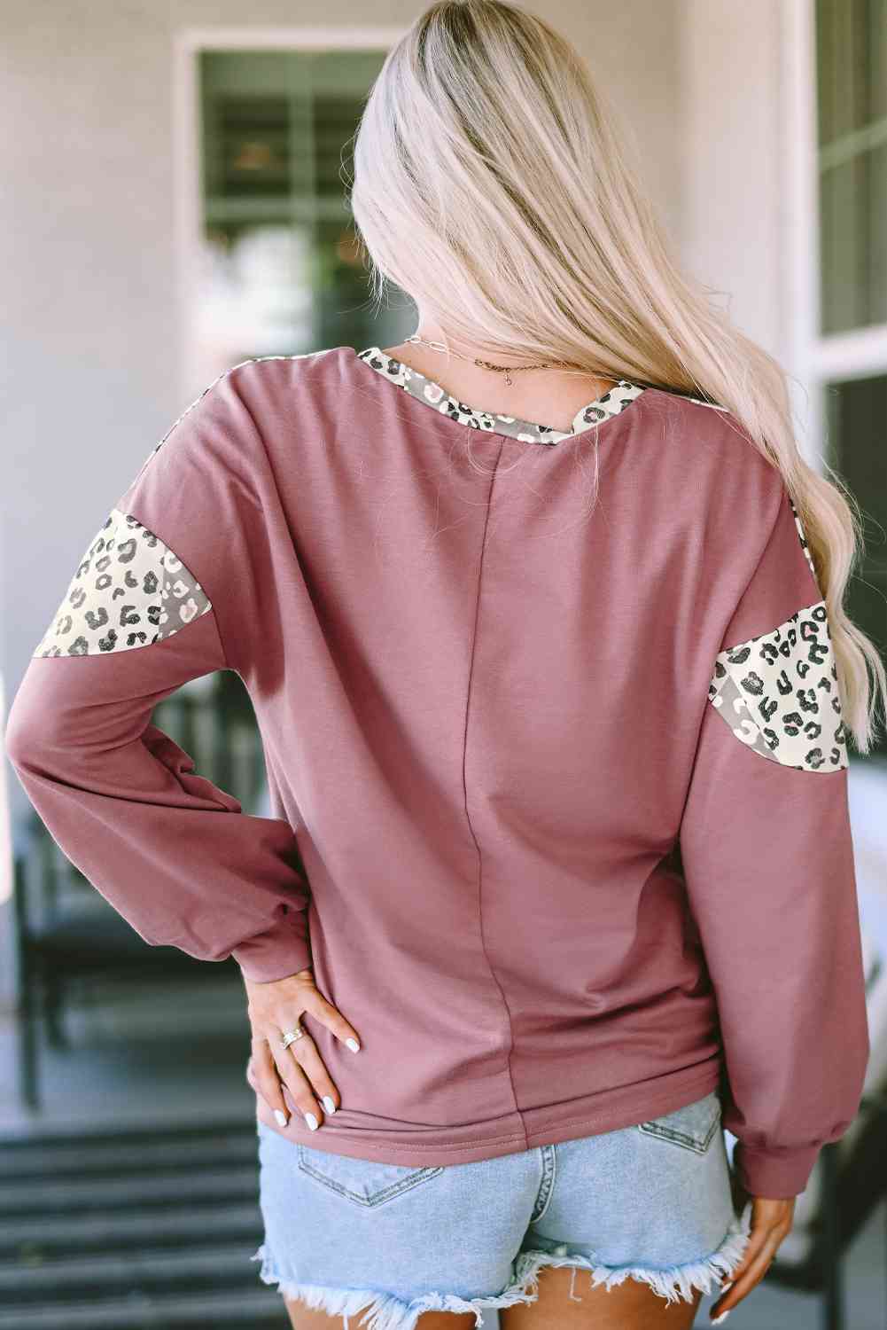 She's All That Long Sleeve Leopard Top